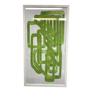 Lime Equation 1 Abstract Print For Sale