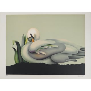 Jean-Paul Donadini, Le cygne assoupi, Lithograph For Sale