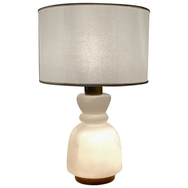 1950s Stilnovo Cased Glass and Brass Table Lamp For Sale - Image 13 of 13