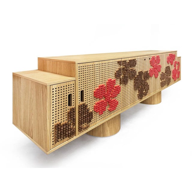 Chiodino Sideboard by Giorgia Bevilacqua and Marika Lamarina for Fabbro Arredi For Sale - Image 4 of 8