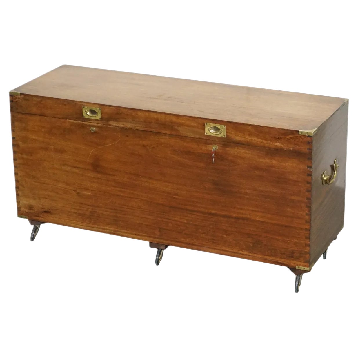 Large Military Campaign Chest, 1900s | Chairish