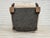 1960s, Danish armchair. Furniture jacquard fabric, handcarved ash wood, brass springs in the seat. Chairs were...