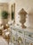 1990s Mid 20th Century Italian White Glazed Ceramic Lidded Urn For Sale - Image 5 of 7