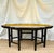Hollywood Regency A Kittinger Octagonal Gold Leaf Coffee Table With an Ebonized Faux Bamboo Base For Sale - Image 3 of 6