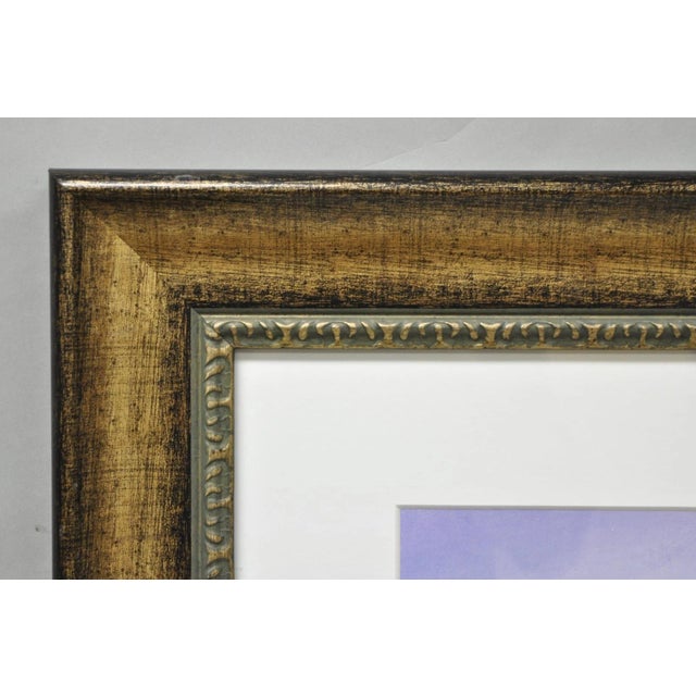 Contemporary Art Quiet Lake VIII by Suzanne Etienne Decorative Framed Print For Sale In Philadelphia - Image 6 of 12