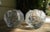 Mid-Century Modern Vintage 1970s Kosta Boda Crystal Snowball Candle Holders Set of 2 For Sale - Image 3 of 6