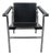 Tubular Steel LC 1 Chair by Le Corbusier, Pierre Jeanneret & Charlotte Perriand for Cassina, Italy, 1980s For Sale