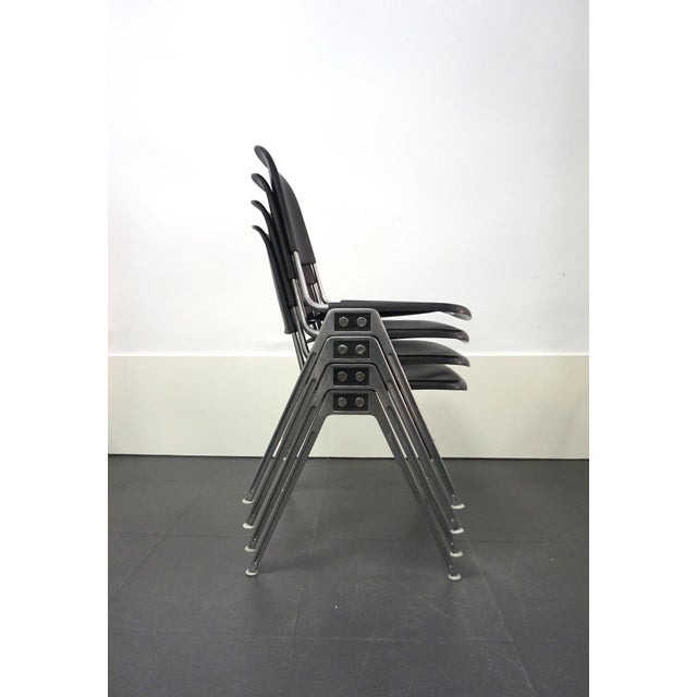 Model 1601 Stackable Chairs by Don Albinson for Knoll, 1960s, Set of 4 For Sale - Image 14 of 14