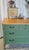 Wood Green French Provencial Dresser, Circa 1930's, Louis XV Style For Sale - Image 7 of 18