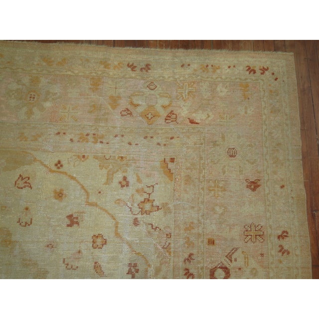 Oversize Antique Turkish Oushak Rug, 13 X 16'9'' For Sale - Image 12 of 13