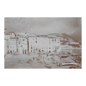 Antique Mediterranean Shore Photograph