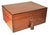 Hollywood Regency Victorian Military Campaign Burr Walnut Writing Slope Tooled Leather Skiver, Set of 4 For Sale - Image 3 of 15