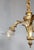 Metal Small Antique Gilded Bronze Chandelier For Sale - Image 7 of 9