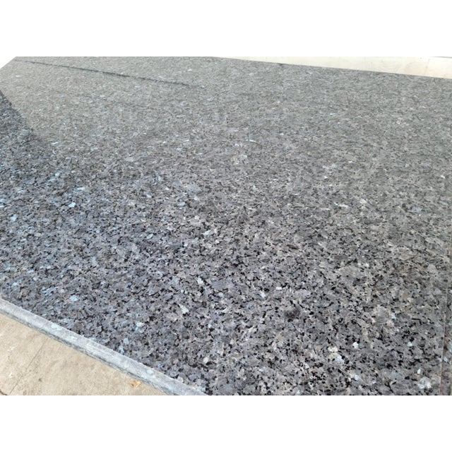 Gray 1970s Modern Granite Dining Table For Sale - Image 8 of 17