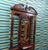 Brown Antique Art Nouveau Mahogany Wardrobe with Beveled Mirror, Chest of Drawers, and Umbrella Stand, 1920s For Sale - Image 8 of 18