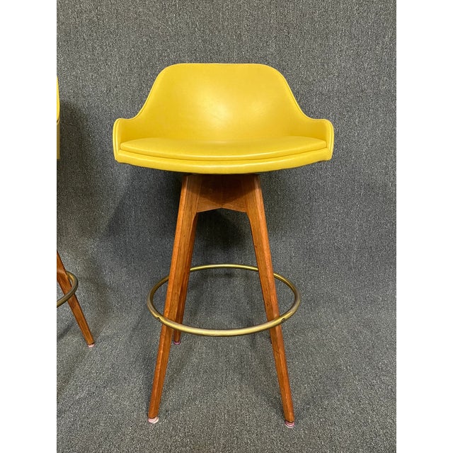 1960s Vintage Mid Century Bar Stools by Chet Beardsley - Set of 2 For Sale In San Diego - Image 6 of 6