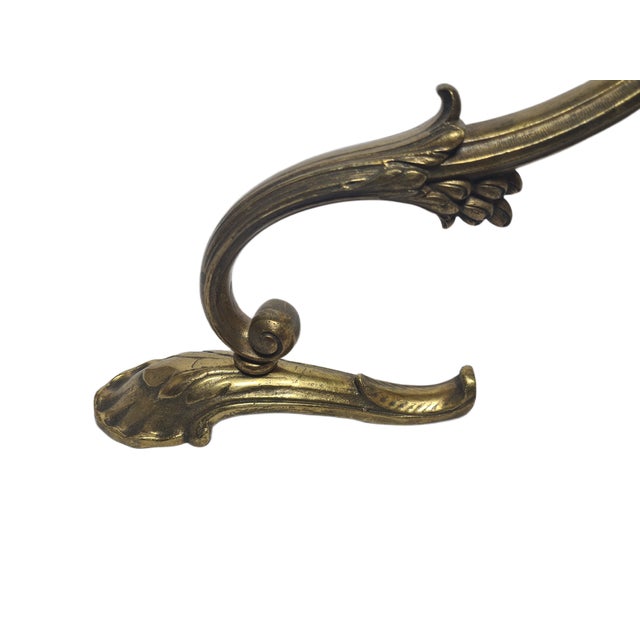 Classicist Bronze Wall Lamp, Poland, 1900s For Sale - Image 4 of 9