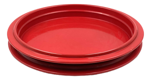 Red Centerpiece / Tray by Gianfranco Frattini, Italy, 1970s