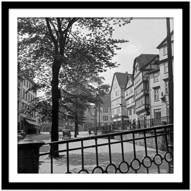Timbered Houses at the Inner City of Kassel, Germany 1937, 2021 For Sale - Image 4 of 5