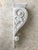 Neoclassical scrolling acanthus leaf cast plaster wall bracket/shelf. This architectural style wall is a fresh addition to...
