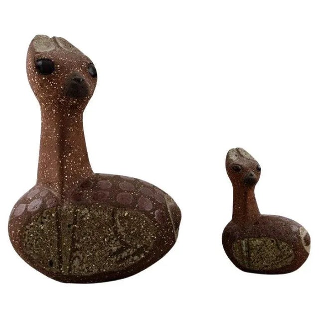 Ceramic Ceramic Figures by Thomas Hellström for Nittsjö, 1960s, Set of 2 For Sale - Image 7 of 7