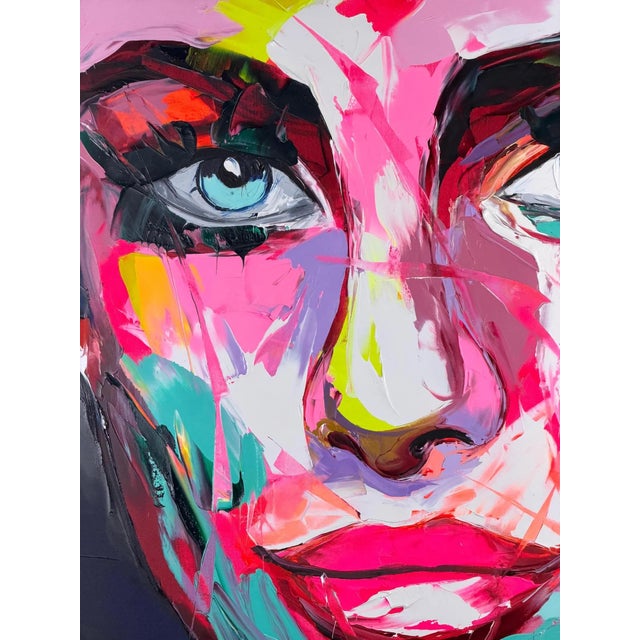 Early 21st Century Françoise Nielly, Virginia, 2021, Oil on Canvas For Sale - Image 5 of 14