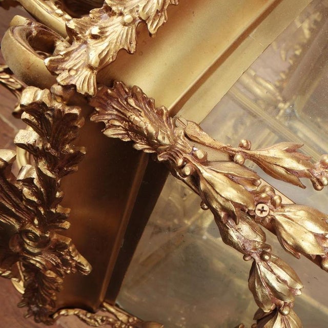 1940s French Rococo Revival Gilt Lantern Pendant, 1940s For Sale - Image 5 of 10