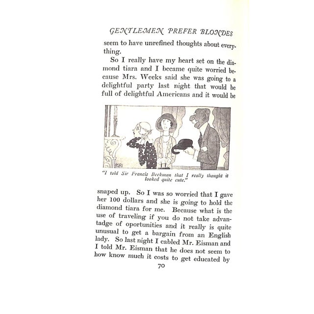 "Gentlemen Prefer Blondes" 1973 Loos, Anita For Sale - Image 4 of 6