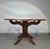 Octagonal Oak Dining Table with Inlaid Glass Top For Sale - Image 6 of 18