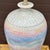 Sunset Lamps Vintage Sunset Rainbow Crackle Glazed Ceramic Table Lamp For Sale - Image 4 of 12