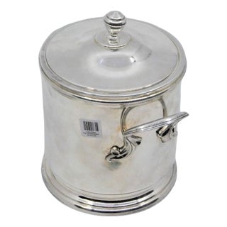 Silver Pan with Removable Interior and Lid For Sale