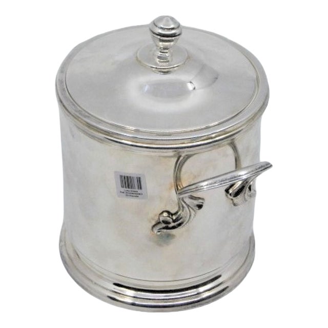Silver Pan with Removable Interior and Lid For Sale