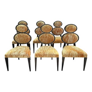 Christopher Guy Handcrafted ‘Eight’ Dining Chairs Set of 6 For Sale