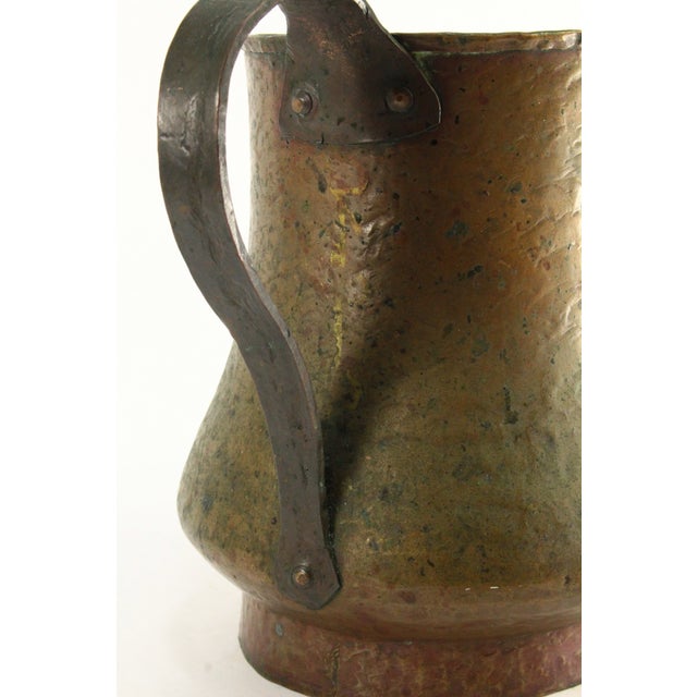 19th C. Hand Hammered Copper Pitcher Jug, For Sale - Image 15 of 18