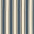 Sample - Schumacher Loren Stripe Fabric in Marine For Sale