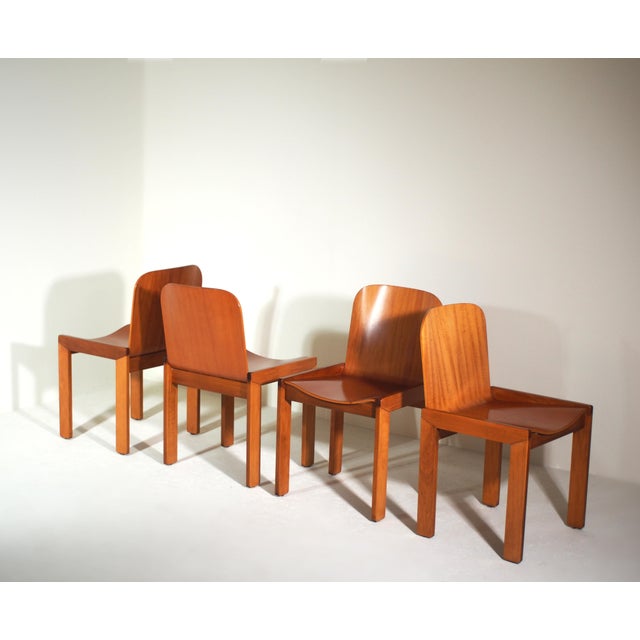 Dining Chairs by Afra and Tobia Scarpa for Molteni, Italy, 1970s, Set of 4 For Sale - Image 13 of 18