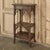 19th Century French Walnut Gothic Pedestal ~ Etagere End Table For Sale - Image 4 of 15