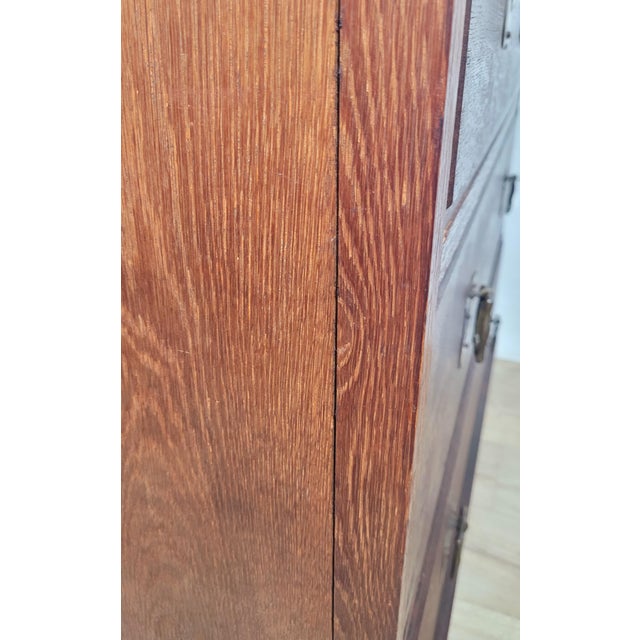 Edwardian Chest of Drawers in Oak, 1910s For Sale - Image 16 of 18
