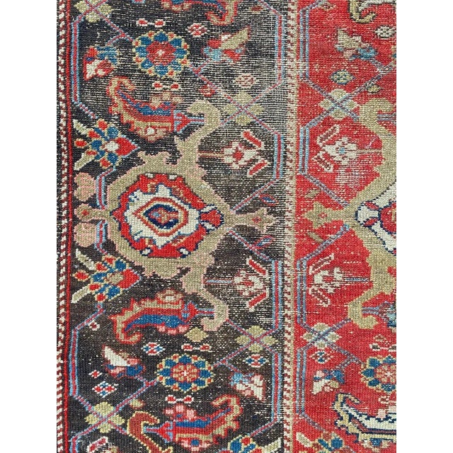 Textile Antique Wool Malayer Runner For Sale - Image 7 of 16