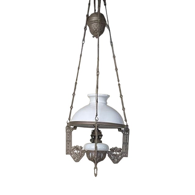 Antique Liberty Chandelier with Ups and Downs, 1920s For Sale