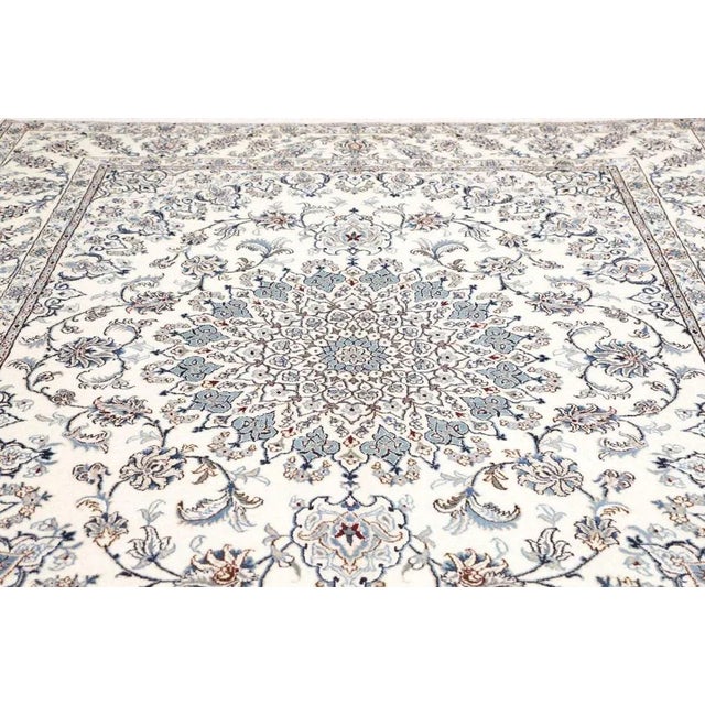 Nain Rug with Floral Pattern For Sale - Image 8 of 11