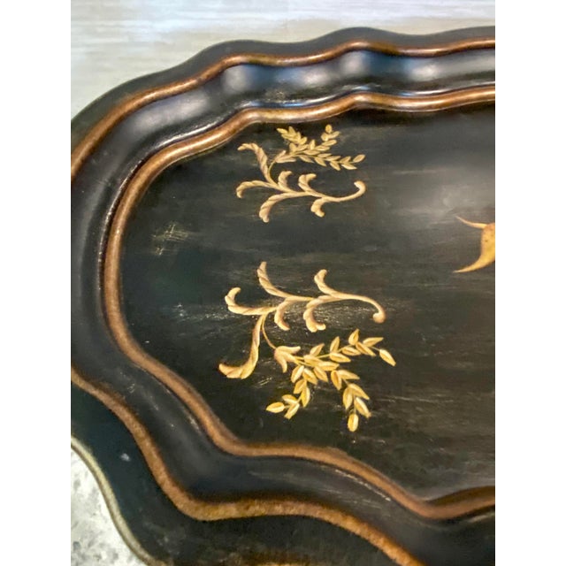 Vintage Scalloped Deep Oval Painted Coffee Table Chairish