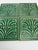 Art Deco Green Glazed Relief Tile attributed to Nord Deutsche Steingutfabrik, 1920s For Sale - Image 12 of 16