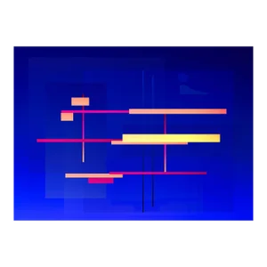 Contemporary Abstract Photographic C-Print on Canson Platine Fibre Rag "Cosmosis Collage 427.4a7 – Composition №2c4 Blue" by Anne Senstad
