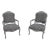 Pair French Decorator Purse Upholstered Armchairs For Sale