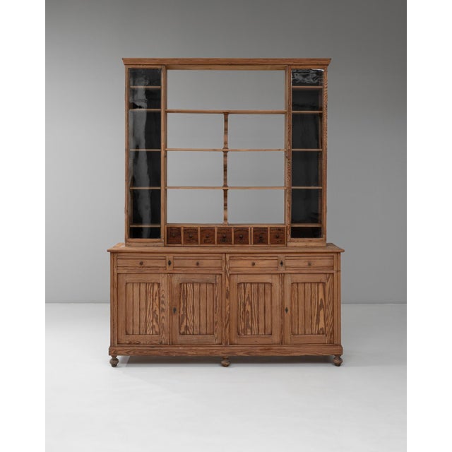 1900s French Wooden Display Cabinet & Shelves For Sale - Image 16 of 18