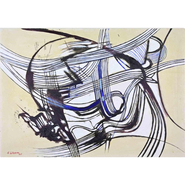 Giorgio Lo Fermo, Abstract Composition, Oil Painting, 2025 For Sale - Image 4 of 4