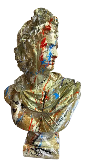 Silvio Formichetti, Apollo Belvedere Sculpture, 21st Century, Resin