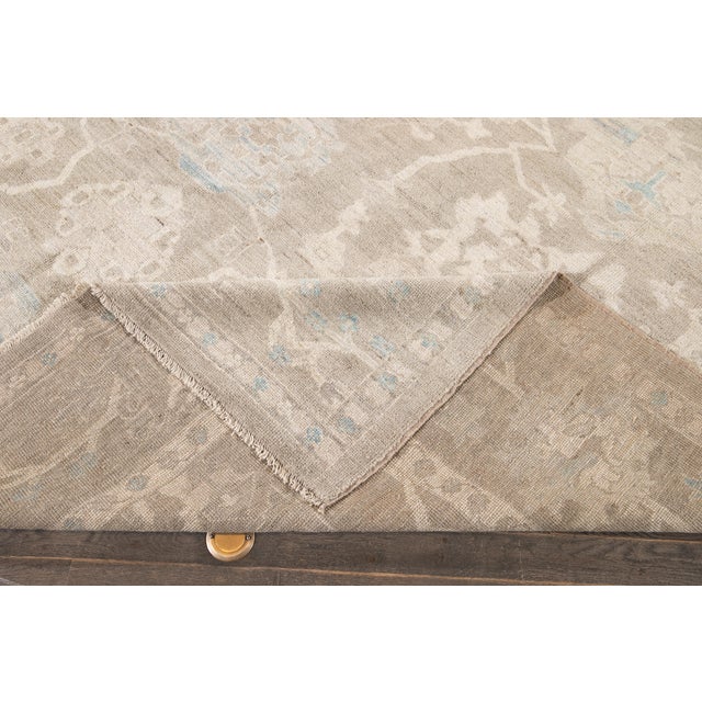Tan 21st Century Modern Tan Beige Sultanabad Wool Rug For Sale - Image 8 of 12