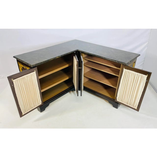 Vintage Corner Storage Cabinet Attb to Phyllis Morris, Usa 1950's For Sale In Los Angeles - Image 6 of 12